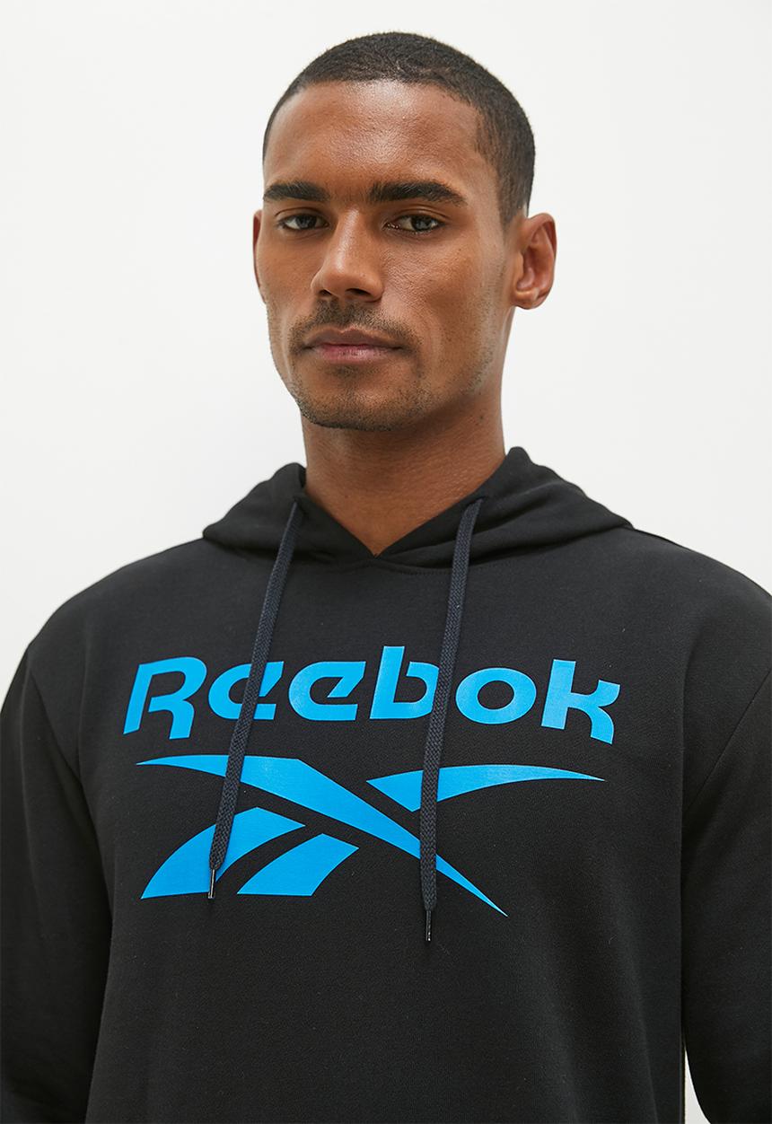 Reebok - Reebok identity big logo fleece hoodie - black