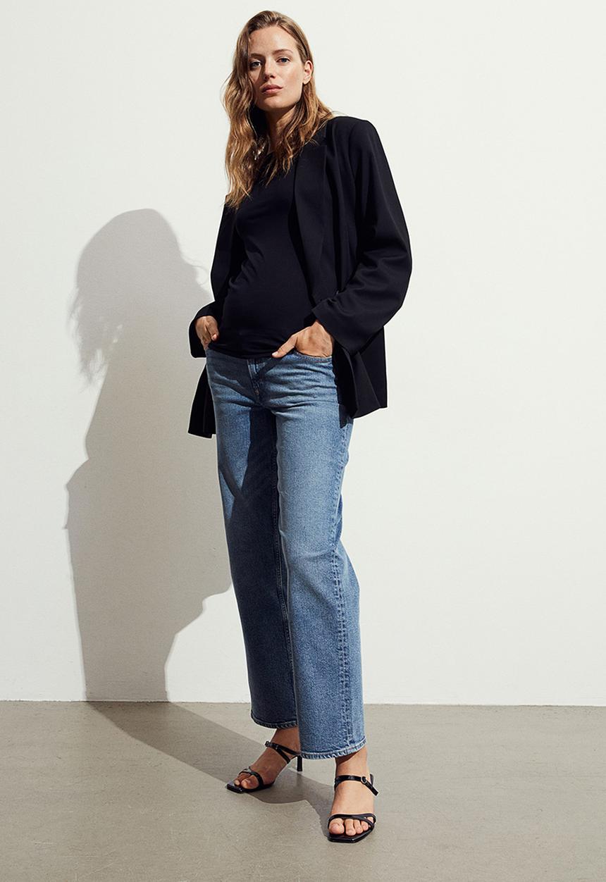 H&M - Mama cotton jersey top - black
