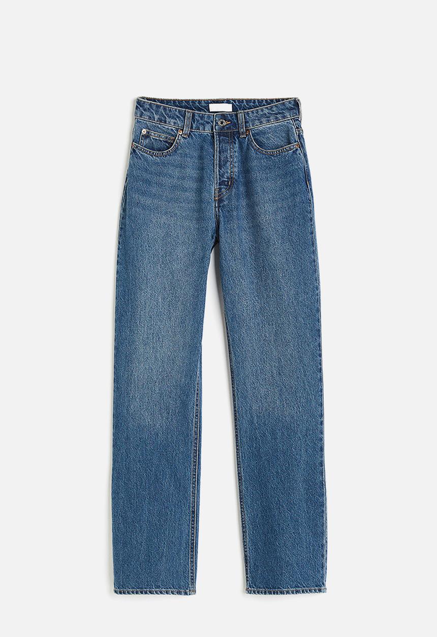 H&M - Straight high jeans - denim blue