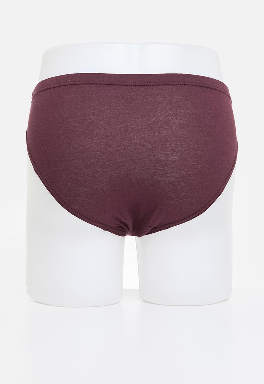 Jockey - 3 PK PLAIN SKANT®  - Ocean Cavern/Deep Sangria/Black