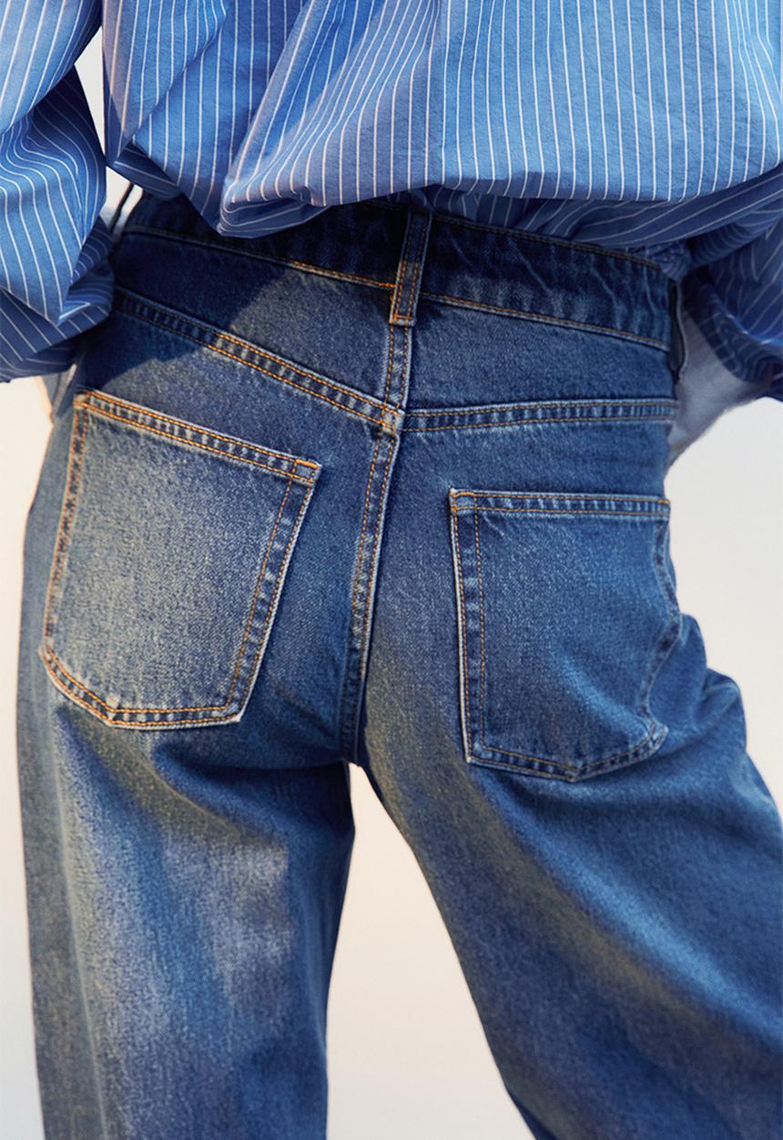 H&M - Tapered regular jeans - denim blue