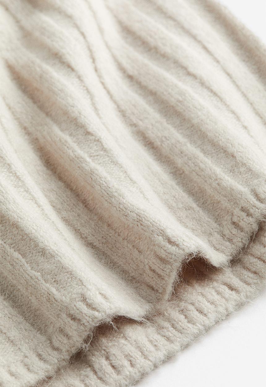 H&M - Rib-knit jumper - light greige