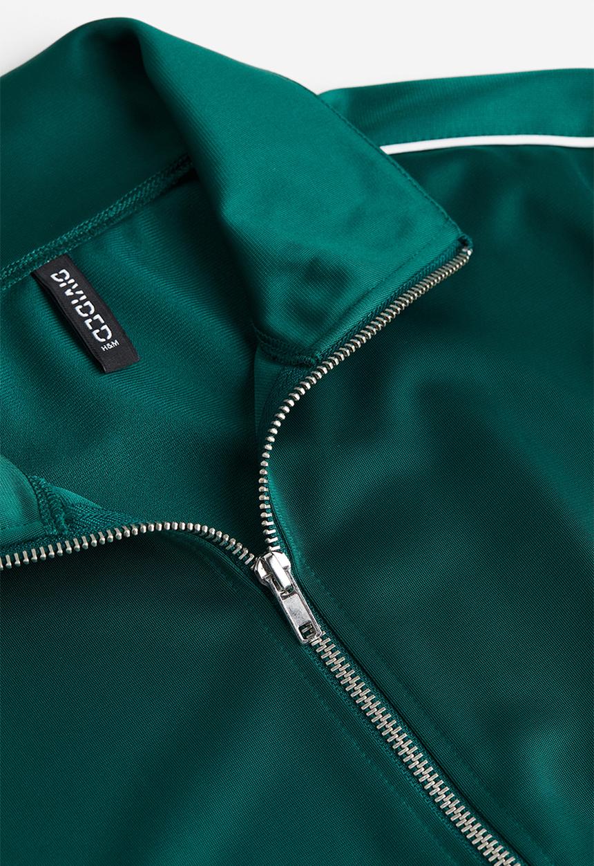 H&M - Track jacket - dark green