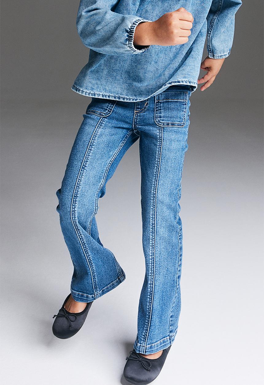 H&M - Superstretch flared leg jeans - blue