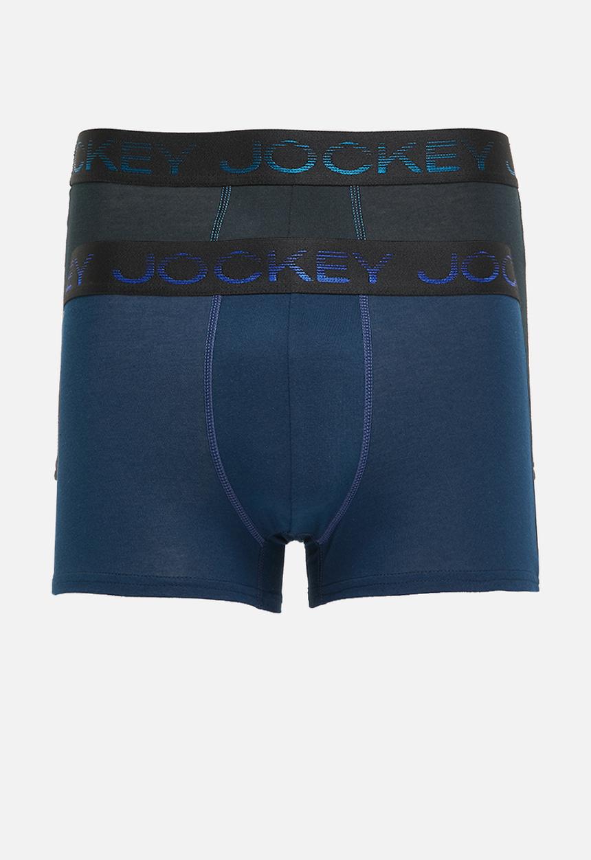 Jockey - 2 Pack graded elastic pouch trunk - multi 