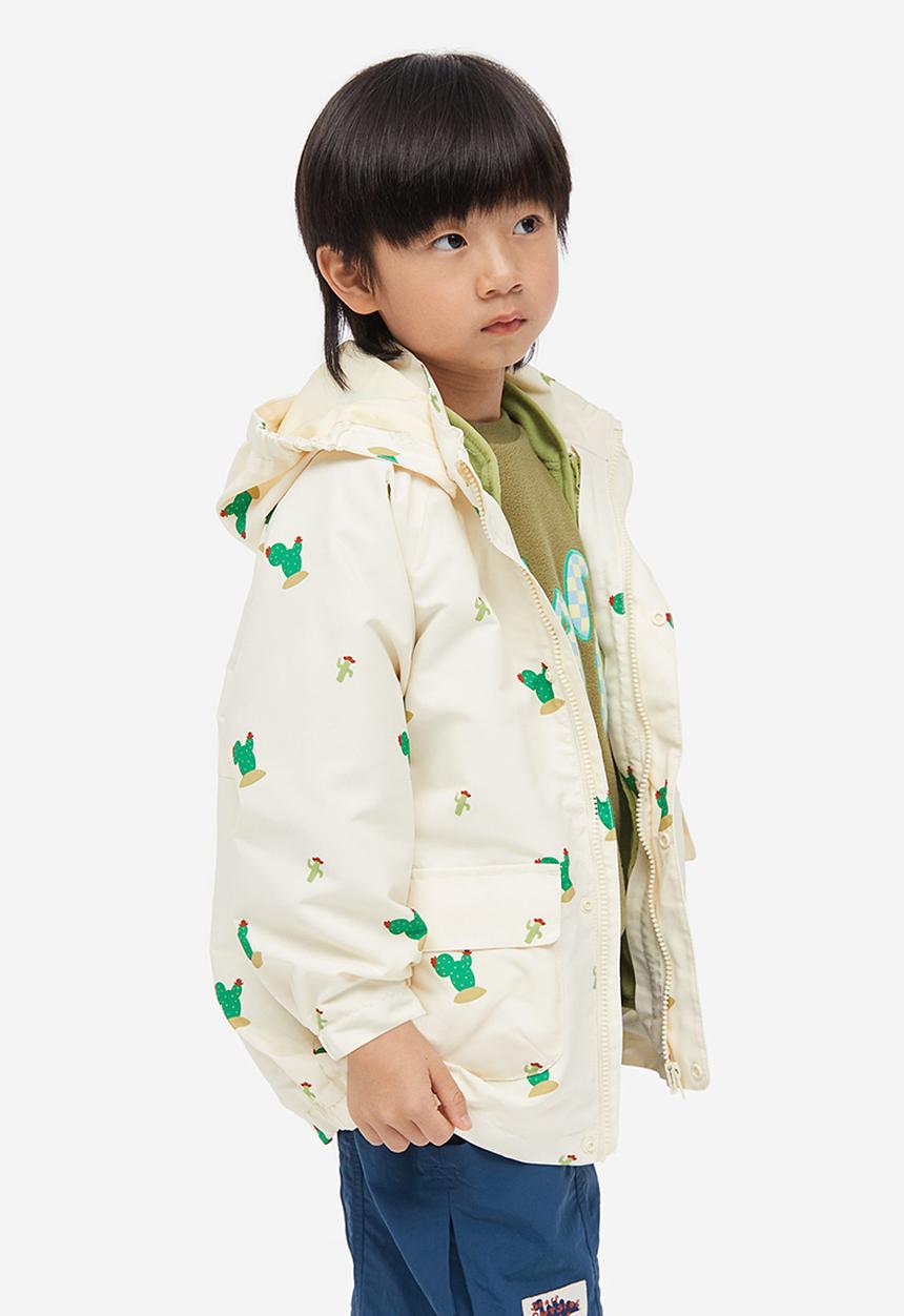 H&M - Water-repellent 3-in-1-jacket - white multi 