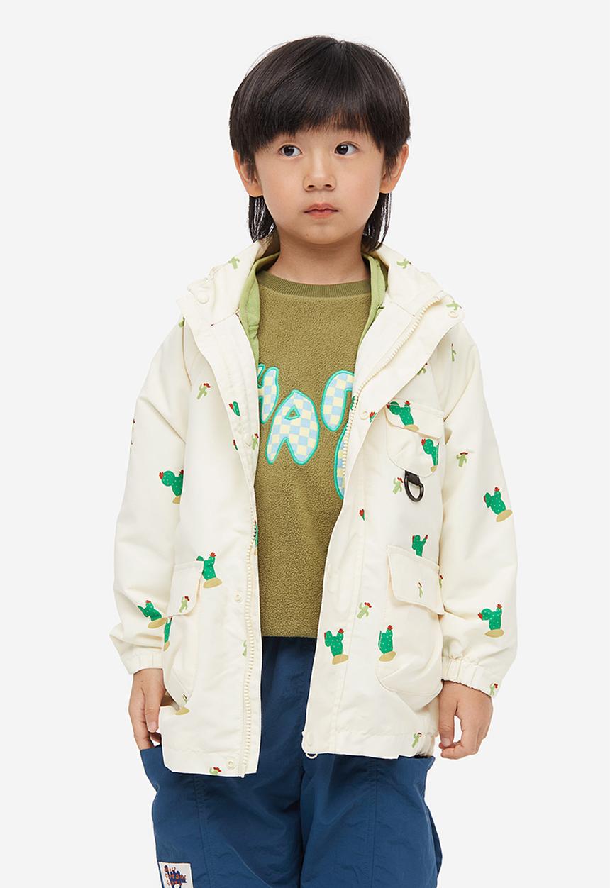 H&M - Water-repellent 3-in-1-jacket - white multi 
