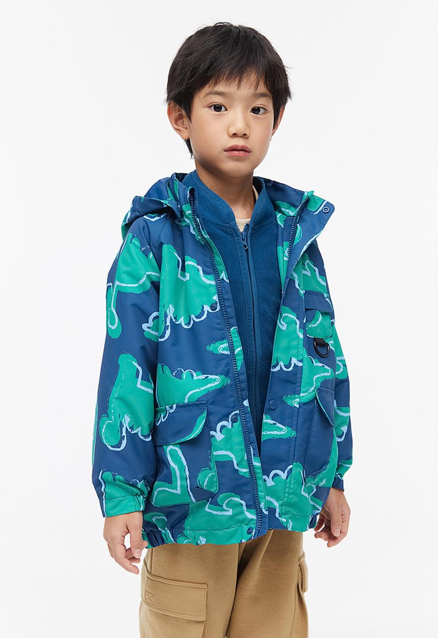 H&M - Water-repellent 3-in-1-jacket - blue multi 