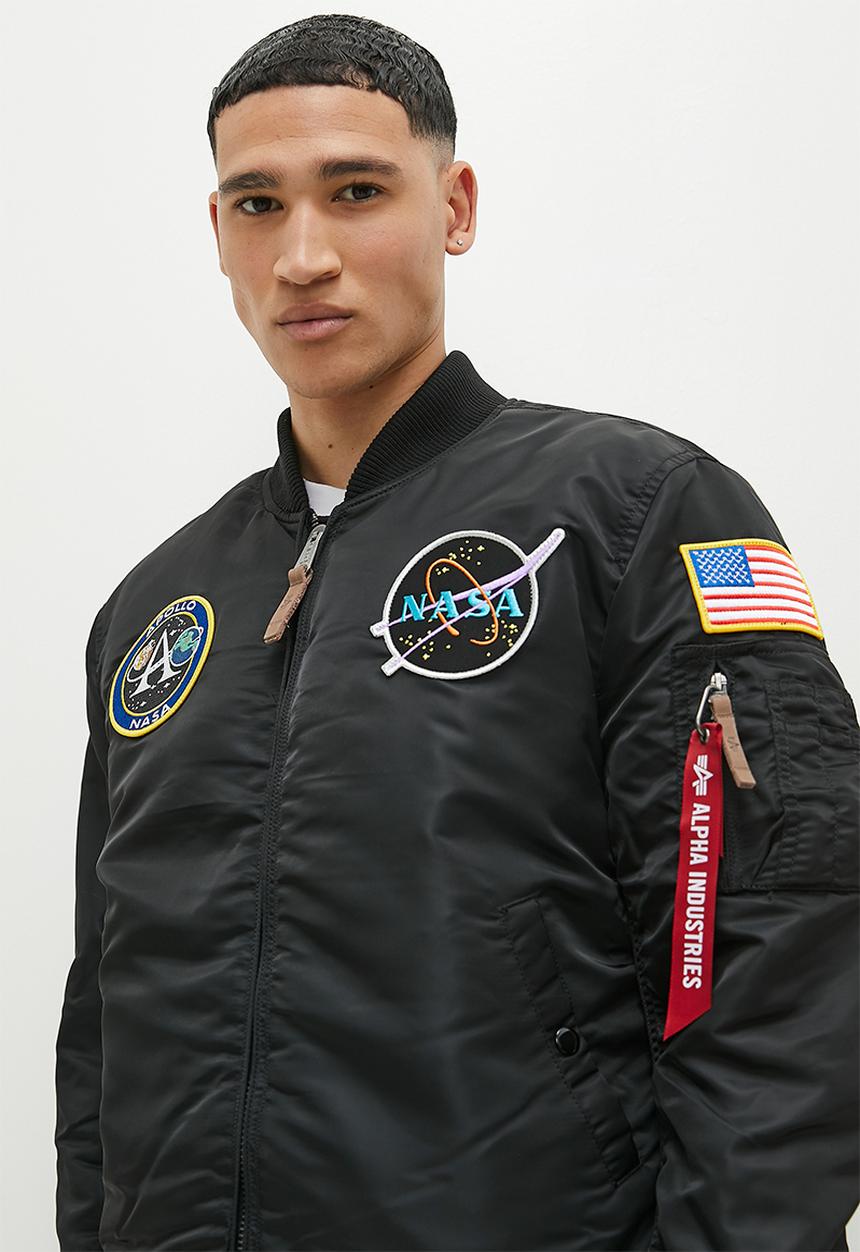 Alpha Industries - Ma-1 vf nasa - black (03)