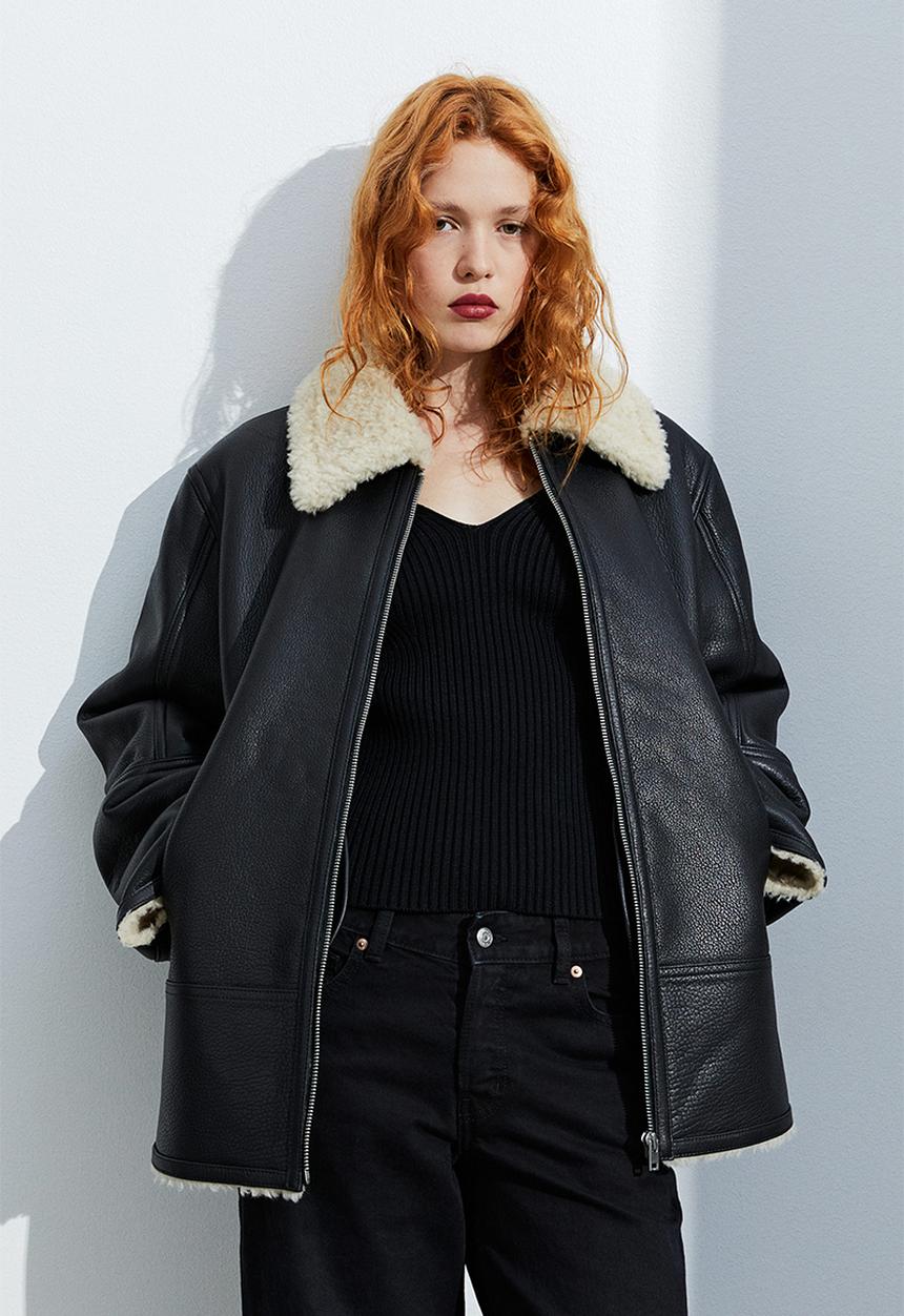 H&M - Wide regular jeans - black