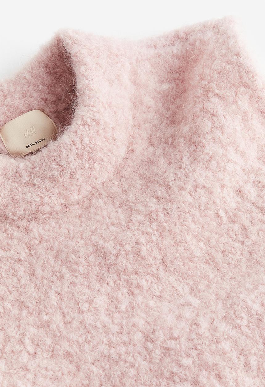 H&M - Wool-blend sweater vest - light pink
