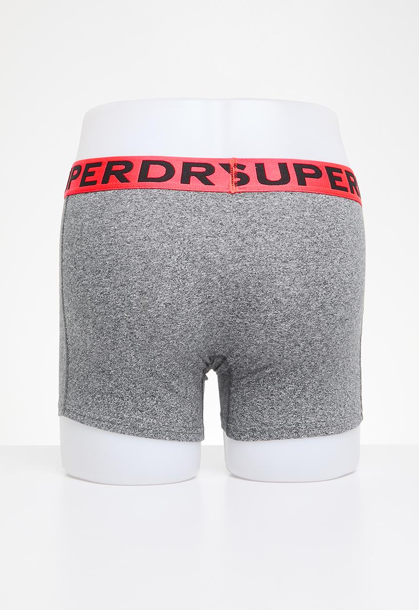 Superdry. - Boxer 2-Pack - Karst Black Mega Grit