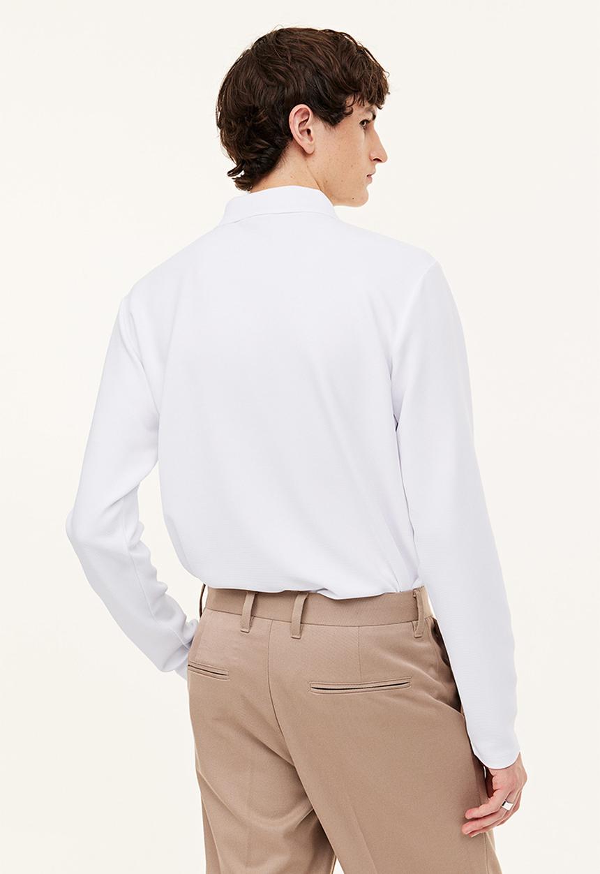 H&M - Slim fit polo shirt - white