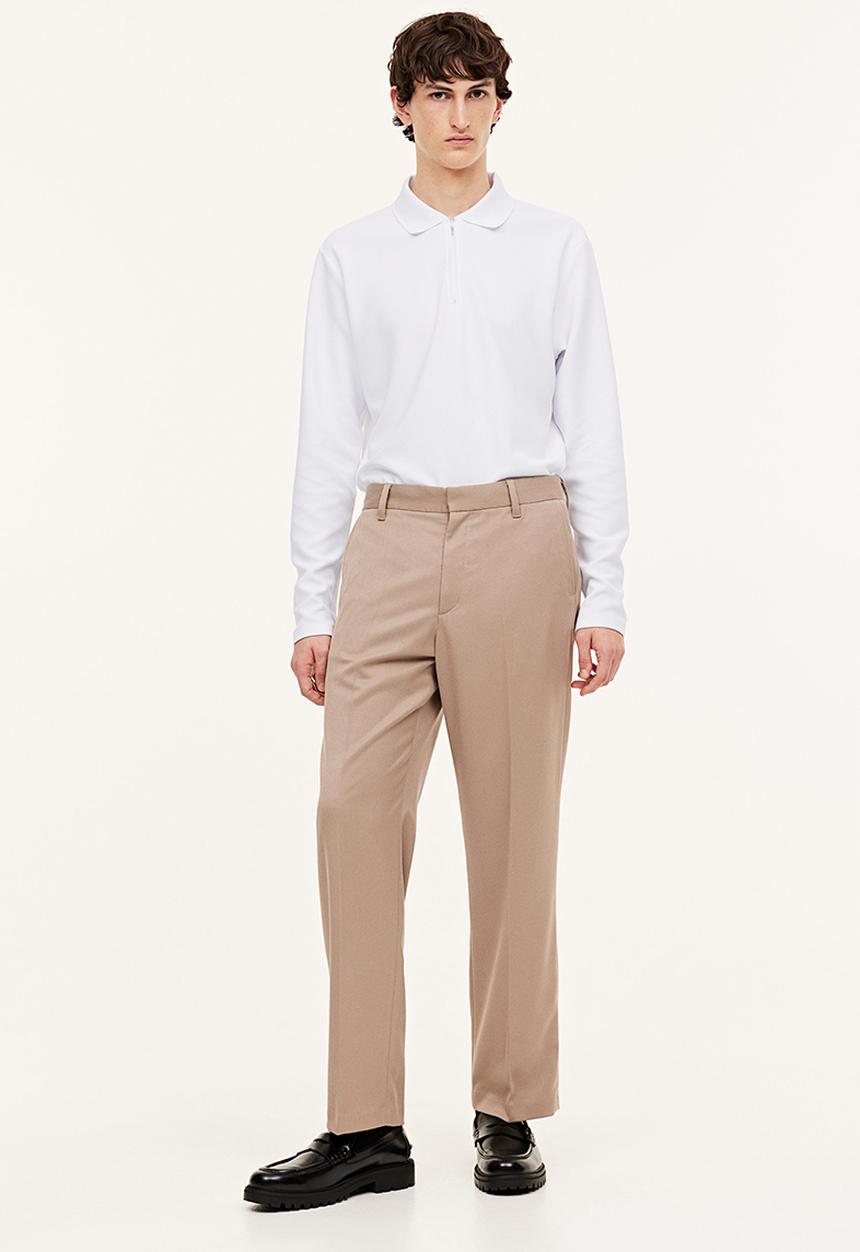 H&M - Slim fit polo shirt - white