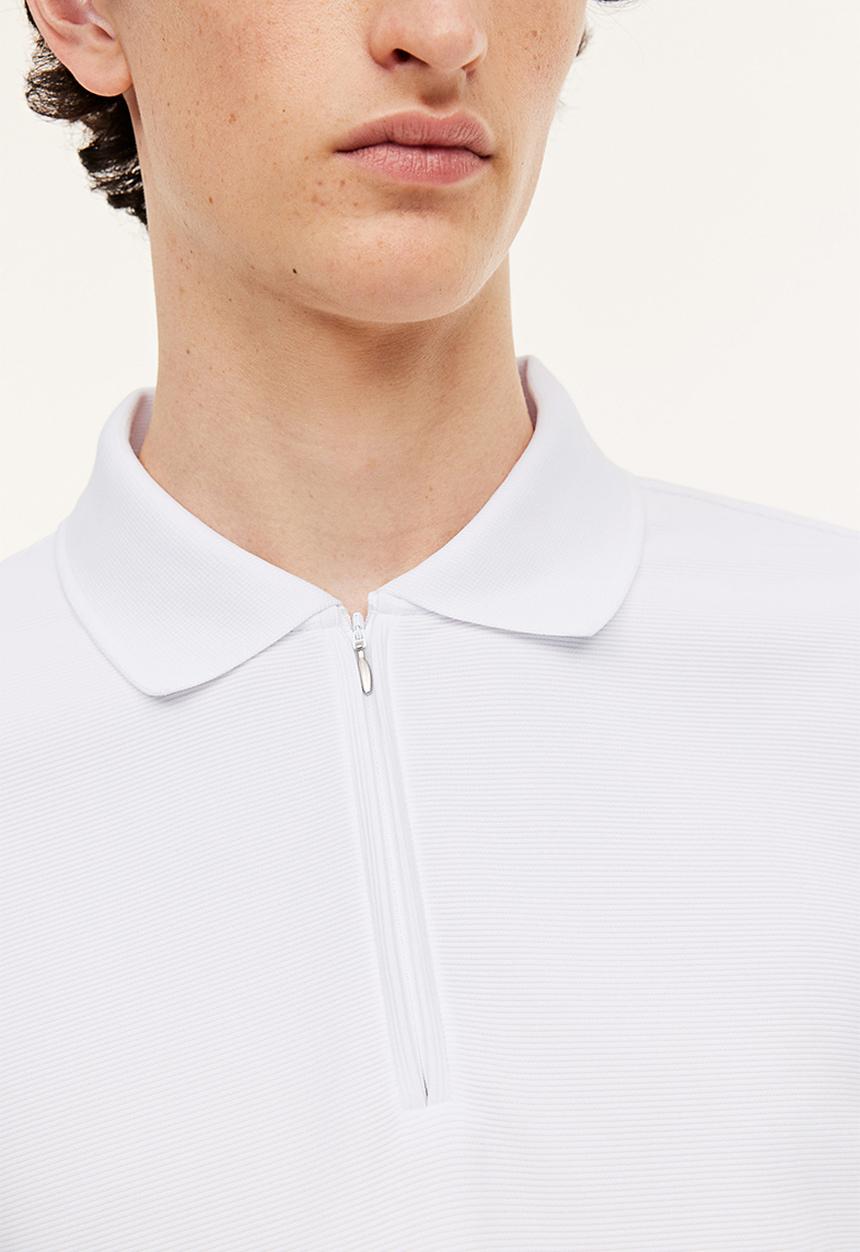 H&M - Slim fit polo shirt - white