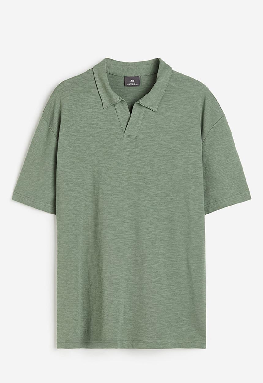 H&M - Relaxed fit polo shirt - green
