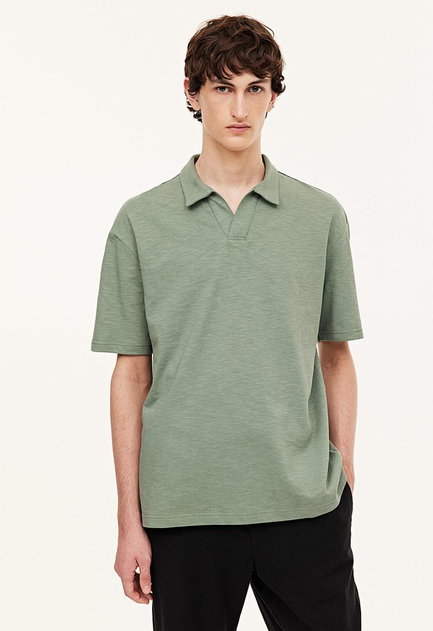 H&M - Relaxed fit polo shirt - green