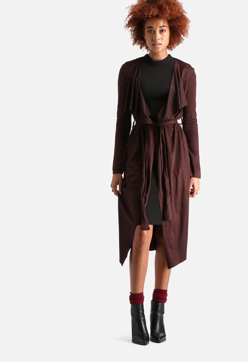 AX Paris - Suede Waterfall Jacket