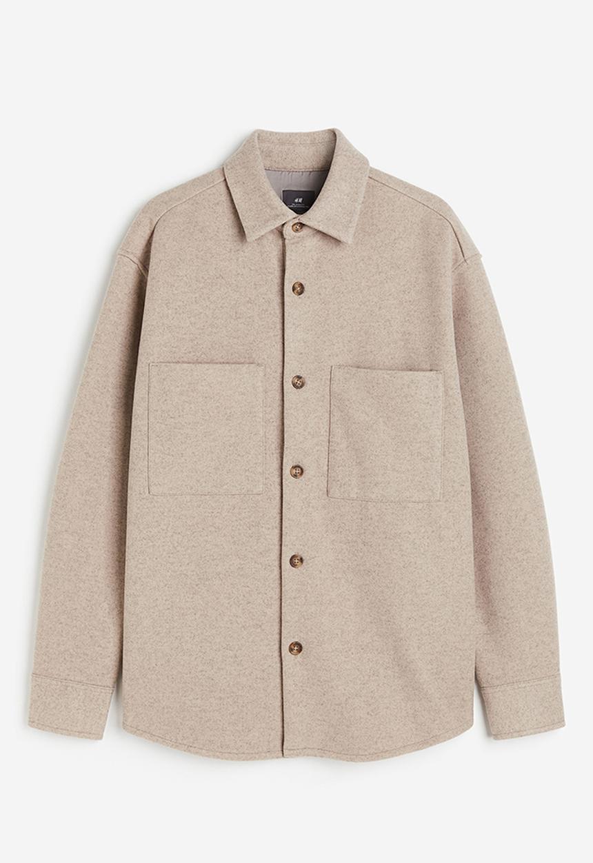 H&M - Loose fit overshirt - beige