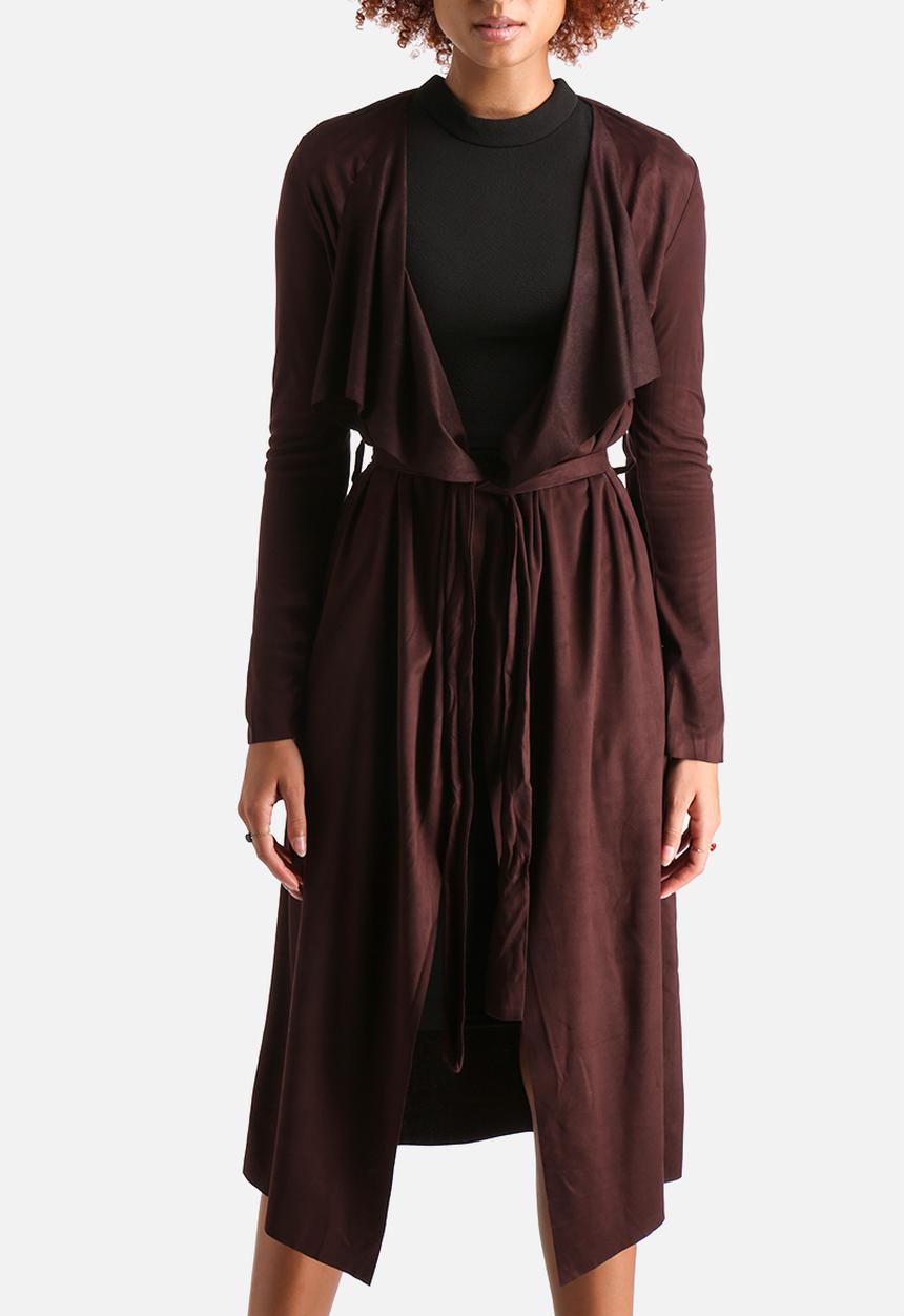 AX Paris - Suede Waterfall Jacket