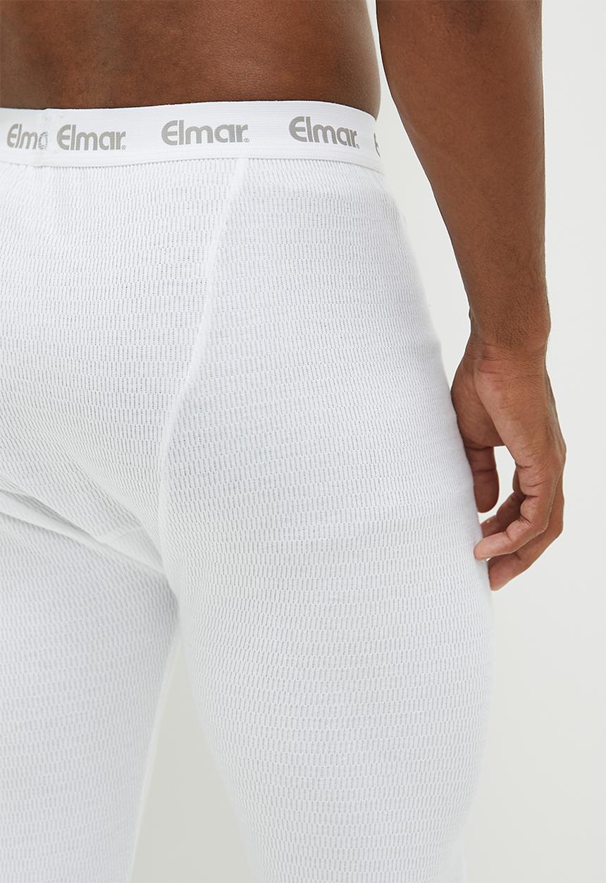 Elmar - 1 Pack Mens Thermal Long John - White