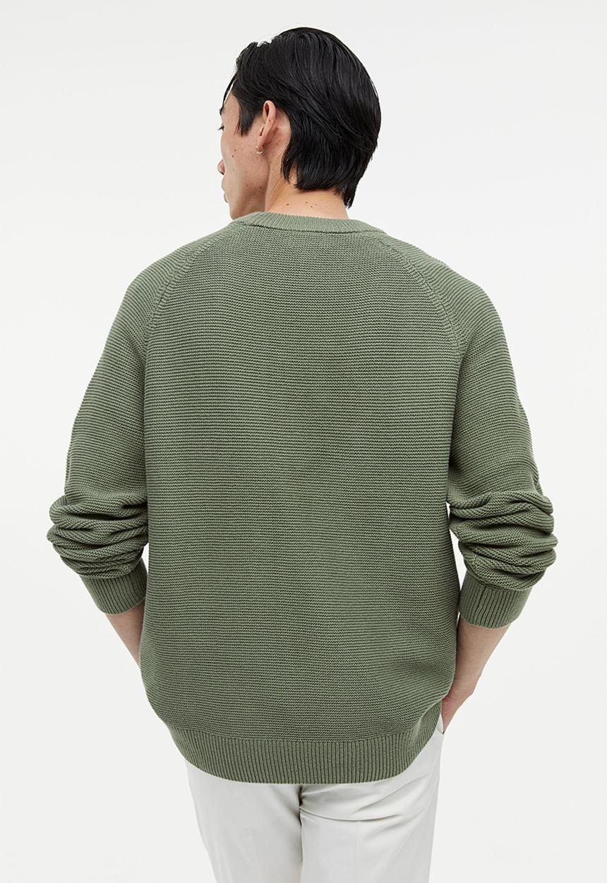 H&M - Regular fit cotton jumper - green