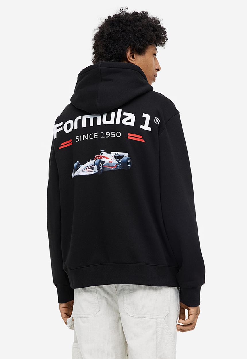 H&M - Regular fit hoodie - black