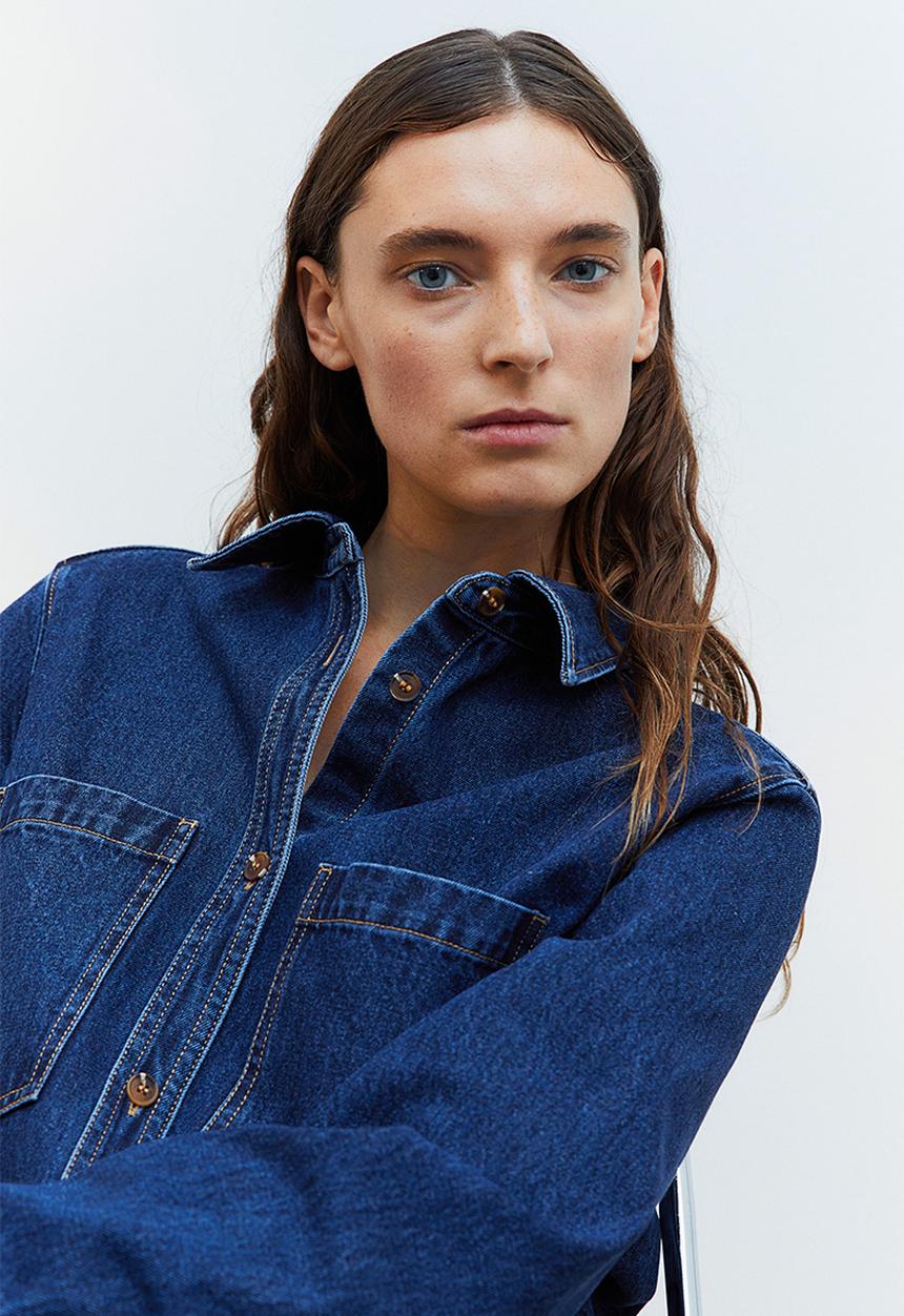 H&M - Denim shirt - blue
