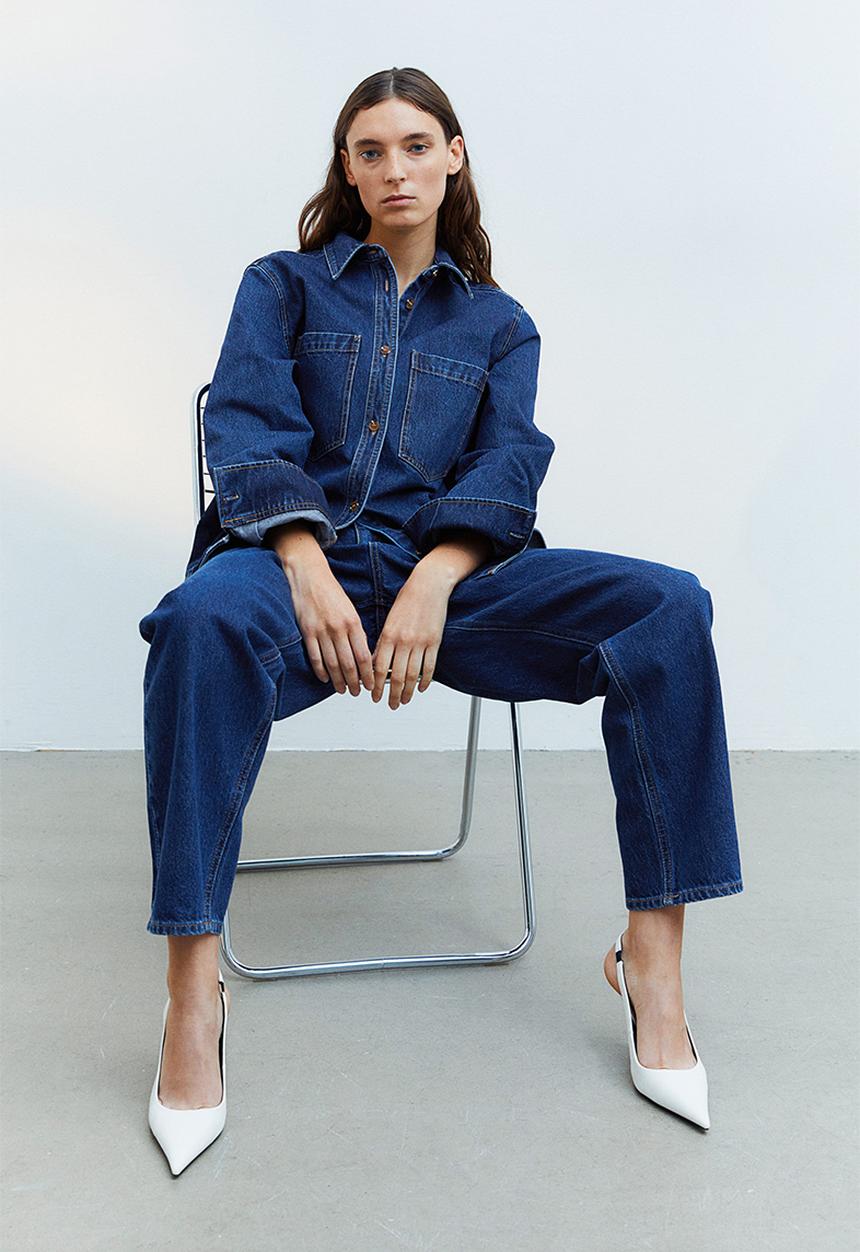 H&M - Denim shirt - blue