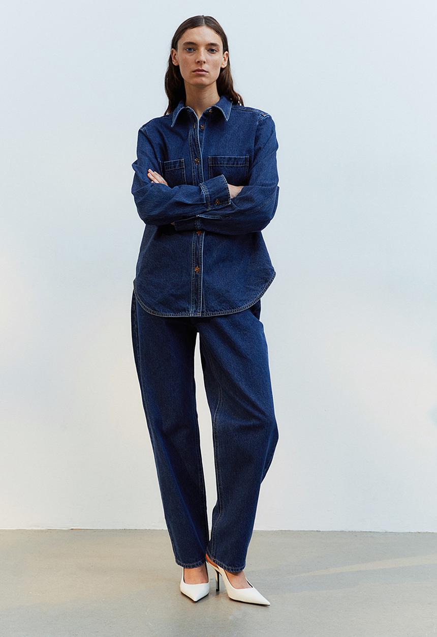 H&M - Denim shirt - blue