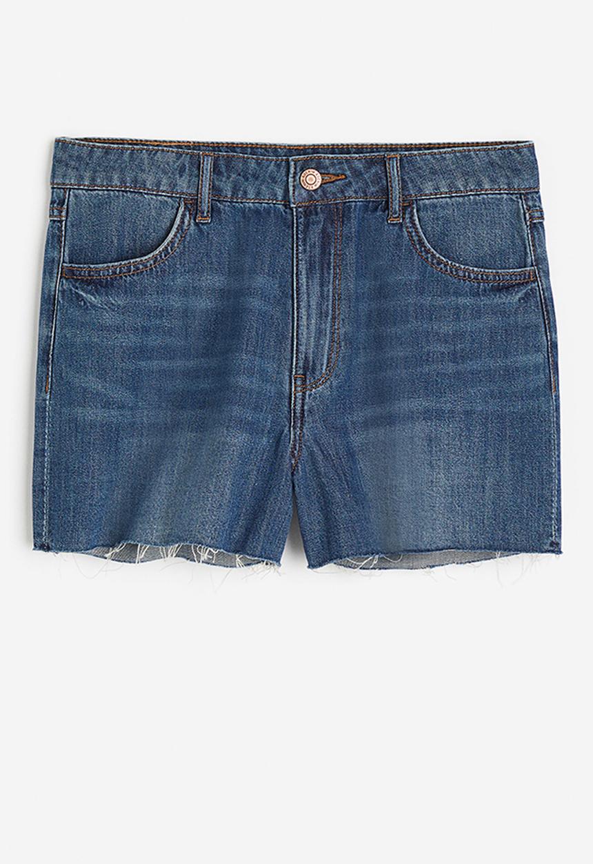 H&M - Feather soft denim shorts - blue