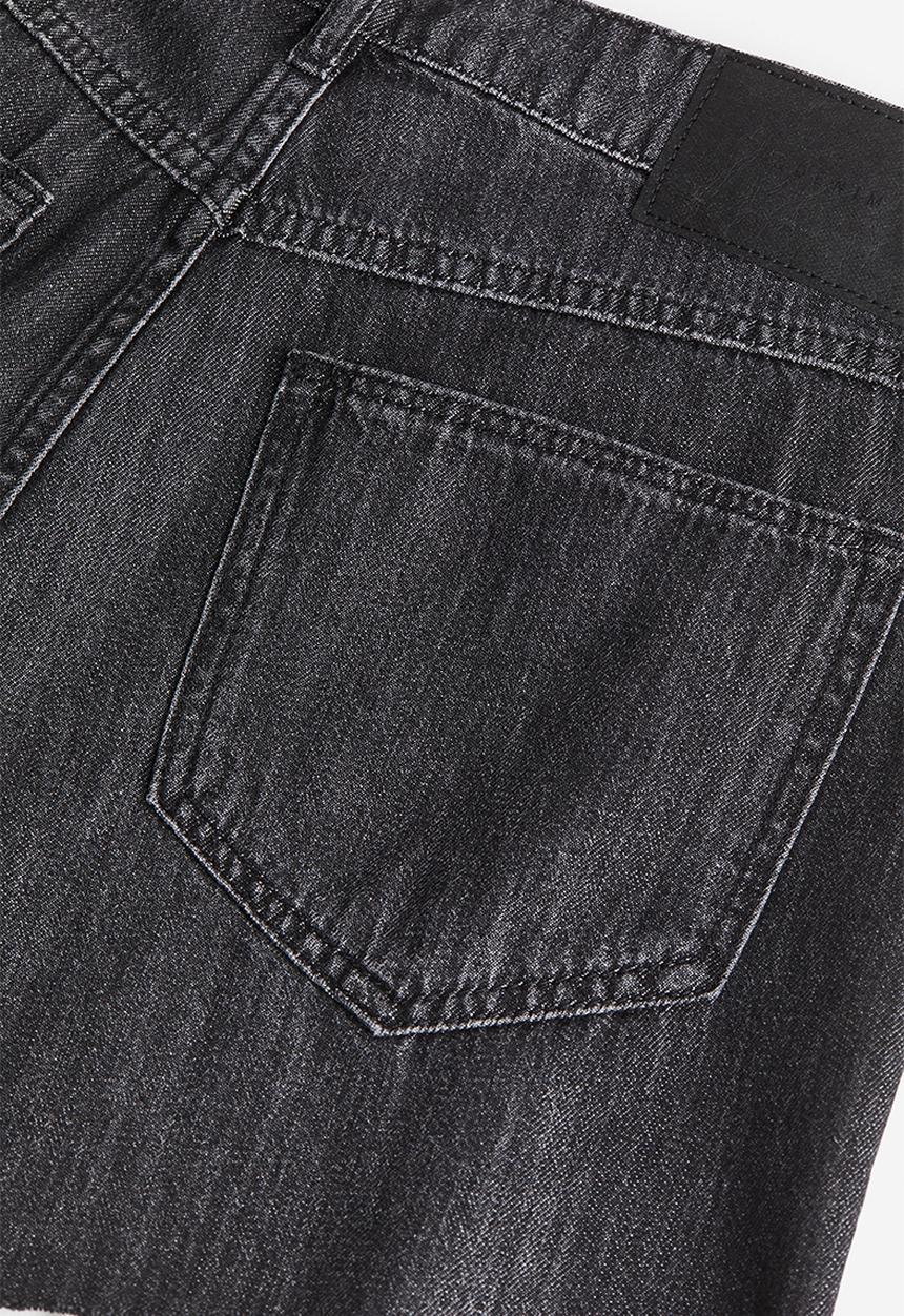 H&M - Feather soft denim shorts - black