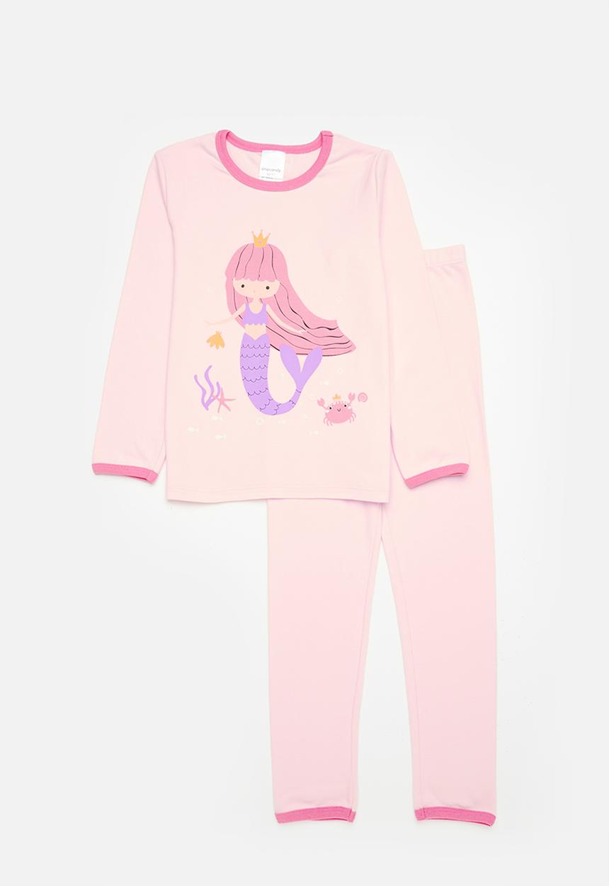 Pop Candy - Mermaid print pj set - pink