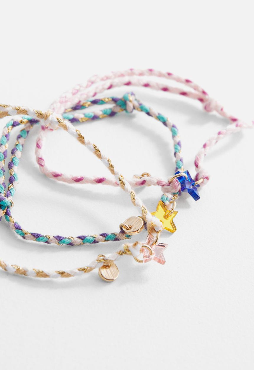 MANGO - Bracelet shine - pink