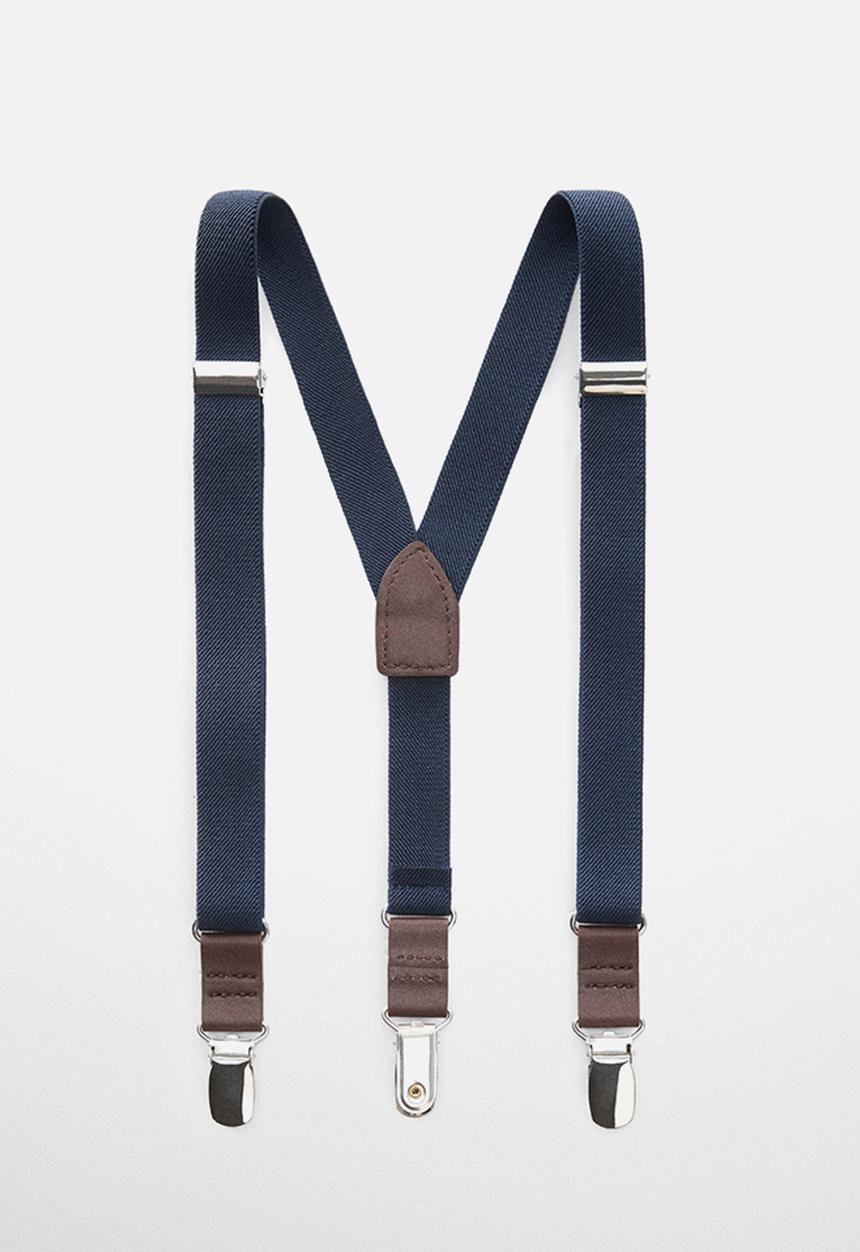 MANGO - Braces tirantes - navy