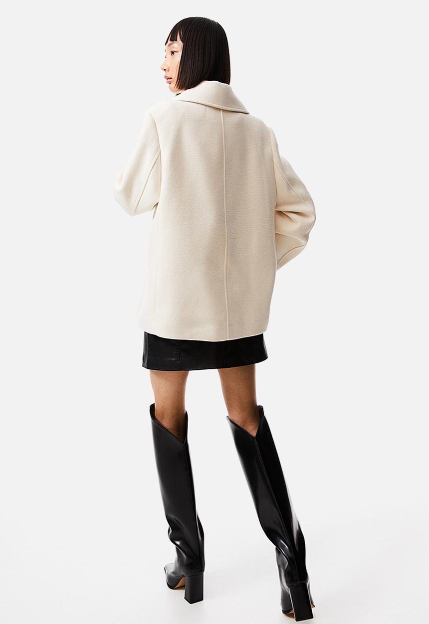 H&M - Double-breasted jacket - white