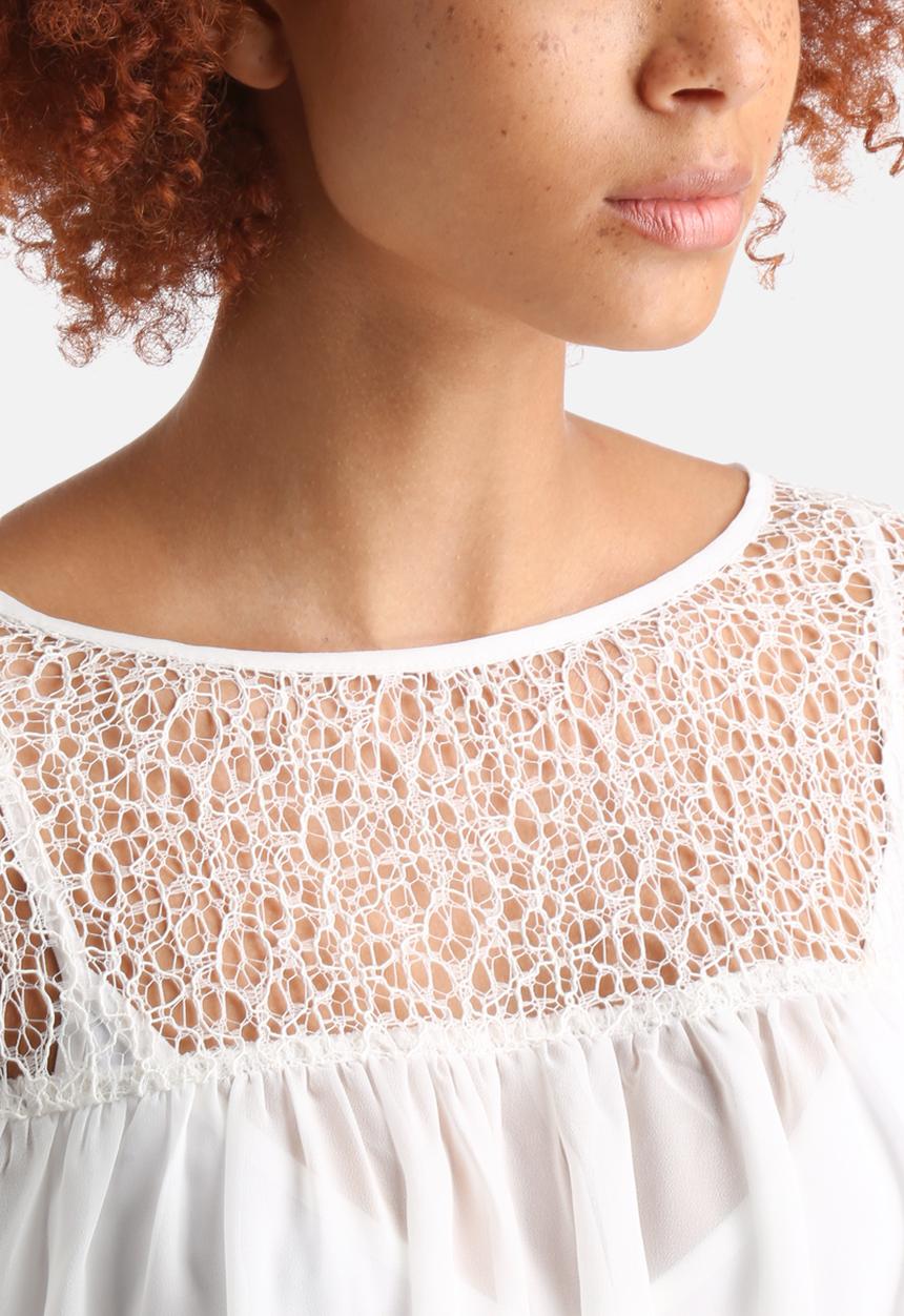 AX Paris - Sheer Crochet Top
