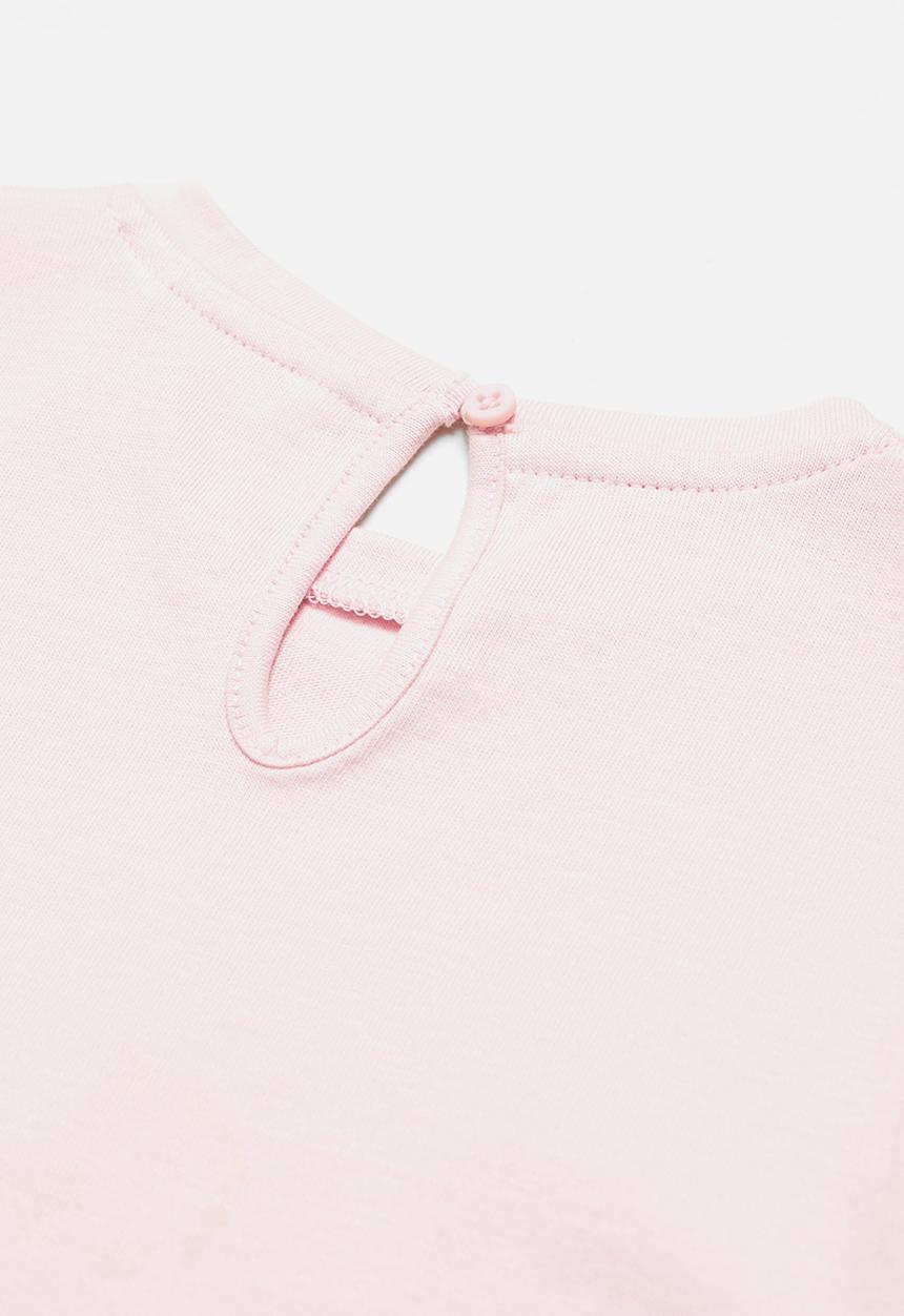 MANGO - T-shirt hug - mauve
