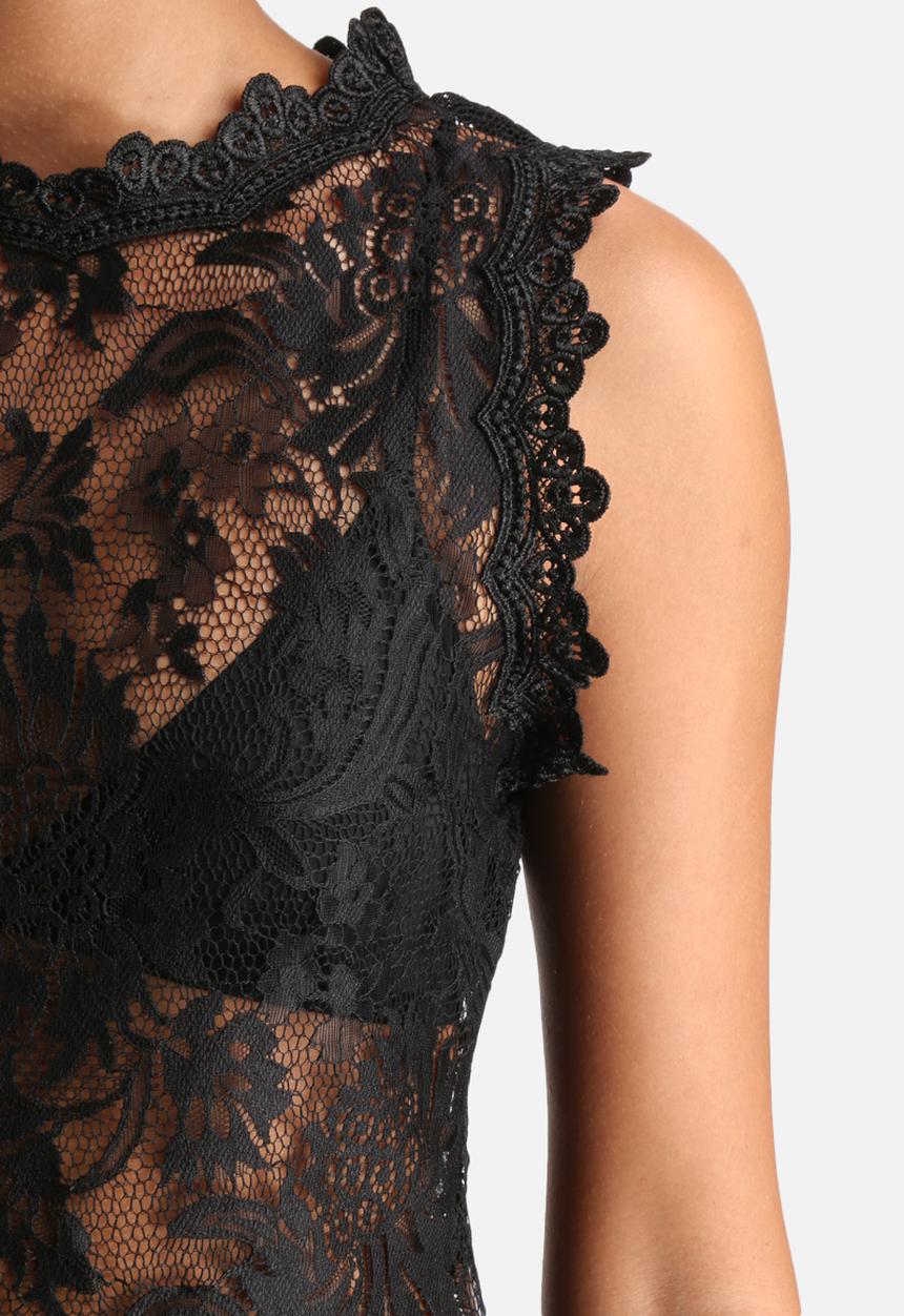 AX Paris - Crocheted Lace Top