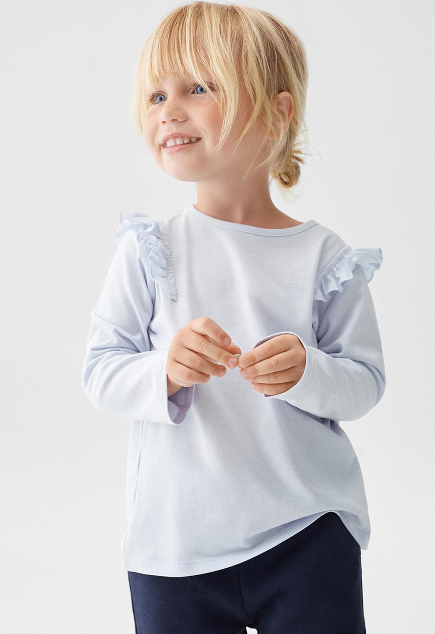 MANGO - T-shirt italy - sky-blue
