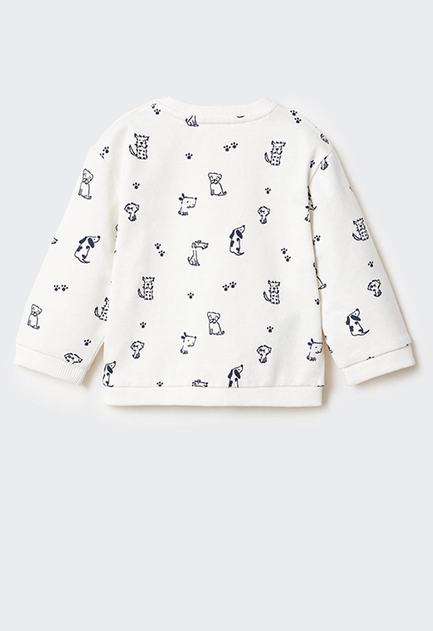 MANGO - Sweatshirt doggy - offwhite