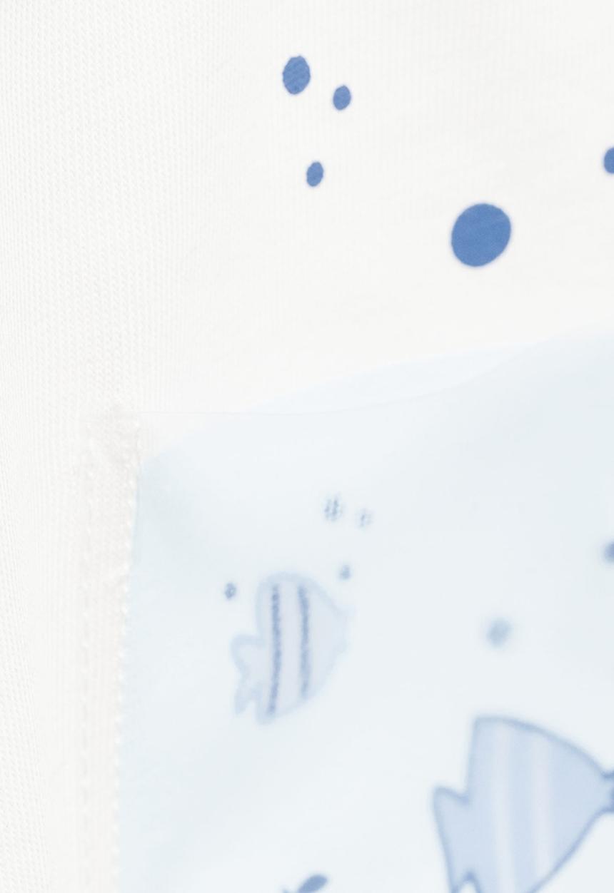 MANGO - T-shirt bubble - offwhite