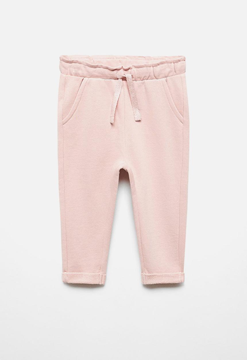 MANGO - Trousers vienab - pink