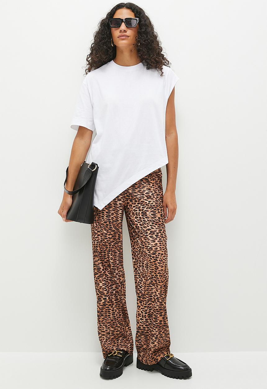 Superbalist - asymmetrical hem tee - white