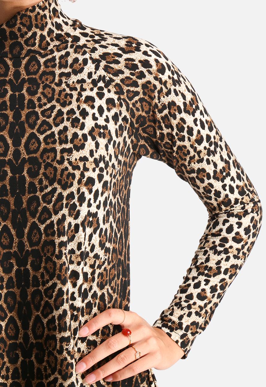 AX Paris - Leopard Print Swing Dress