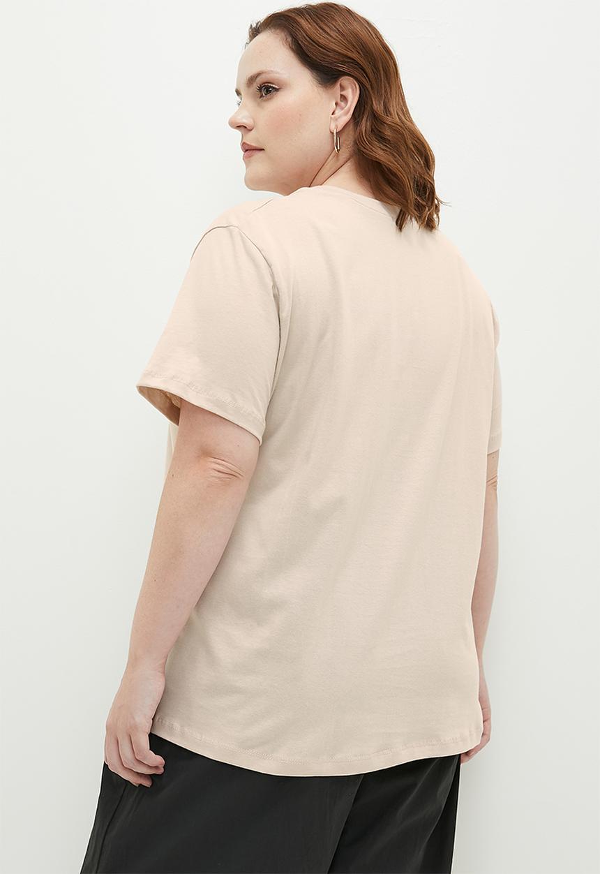 Superbalist - Slogan graphic tee plus - neautral
