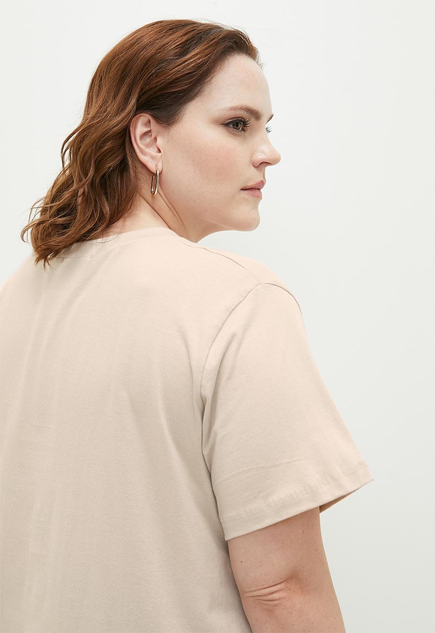 Superbalist - Slogan graphic tee plus - neautral