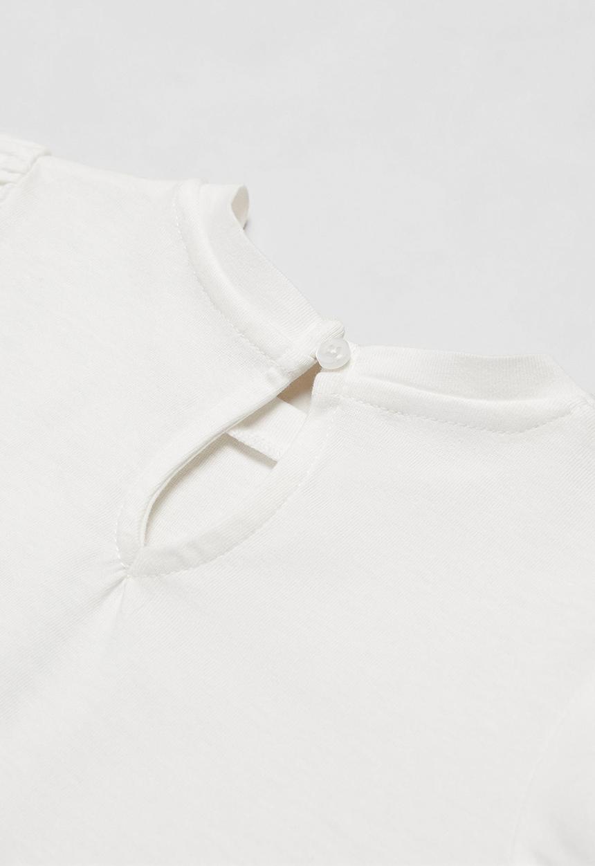 MANGO - T-shirt coni - offwhite