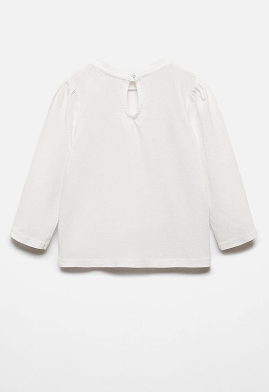 MANGO - T-shirt coni - offwhite