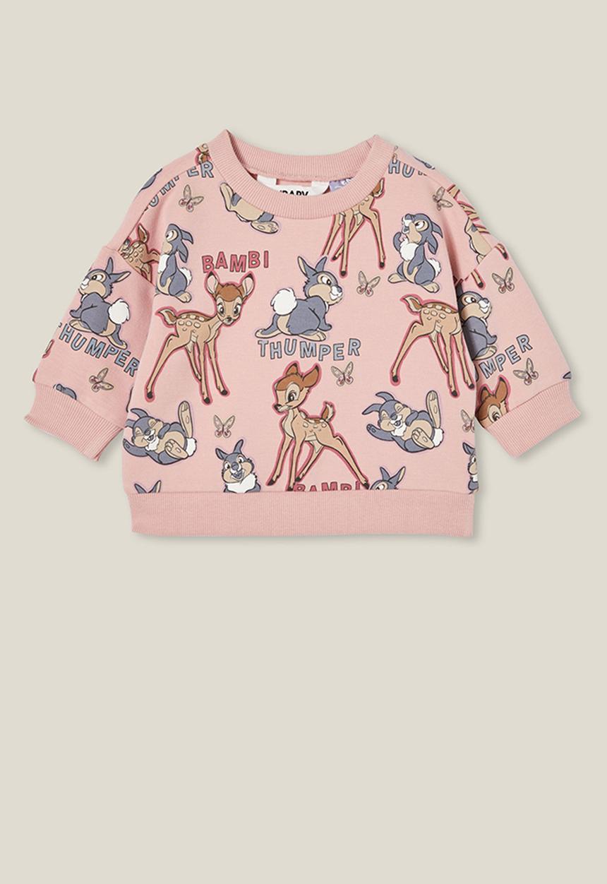 Cotton On - Alma drop shoulder sweater lcn - lcn dis zephyr/bambi